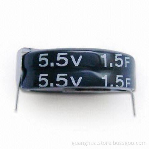 Double-layer Capacitor/Supercapacitor with Nominal Capacity of 1.5F